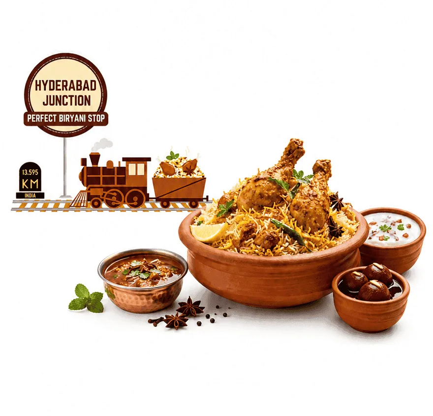 Hyderabad Junction biryani mobile hero background